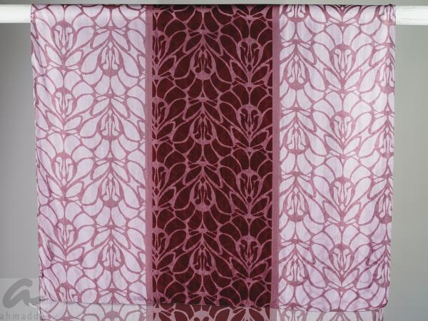 AHMADDY Seidenschal weinrot rosa